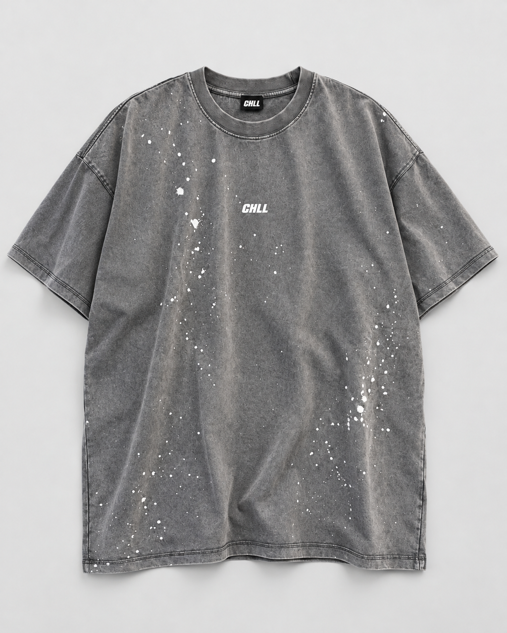 CHLL® Washed T-shirt Grey-white