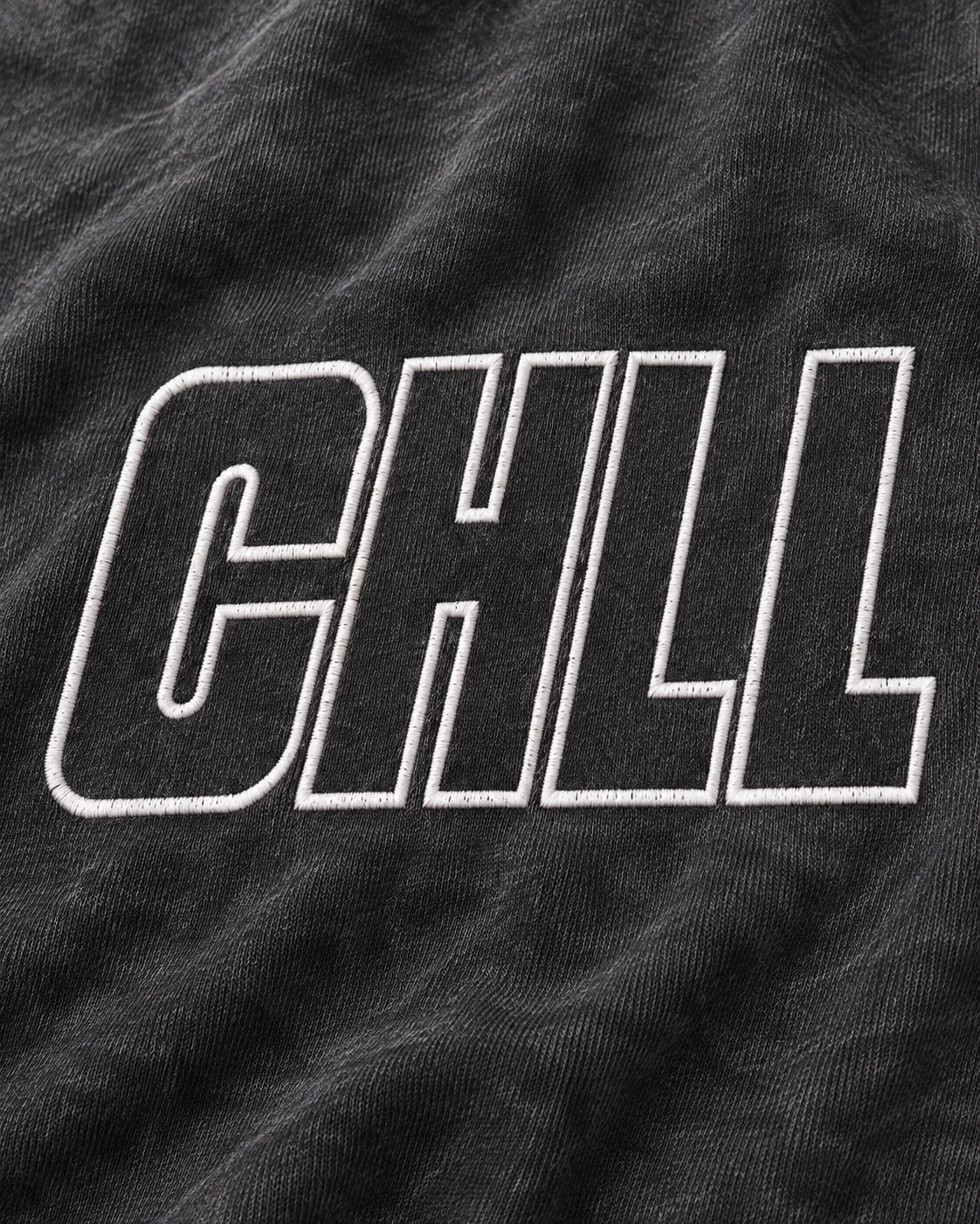 CHLL® Washed T-shirt Black