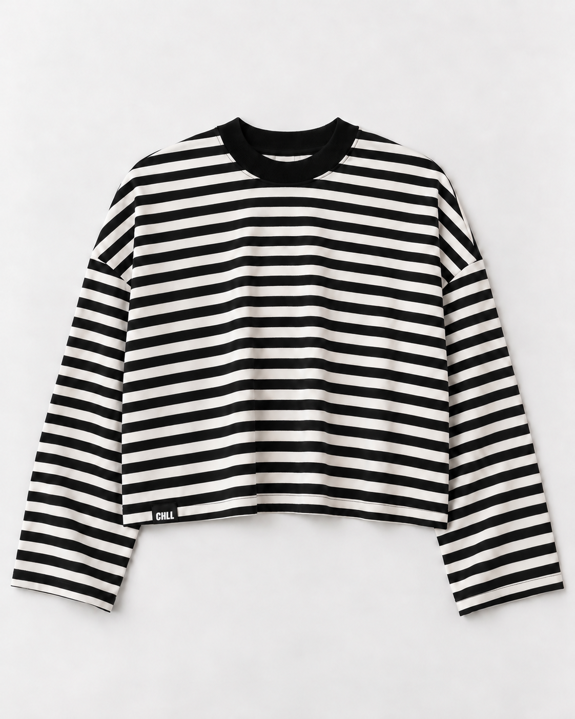 CHLL® Striped Longsleeve croptop